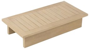 Tavolino da esterno Thai struttura e superficie in Acacia per 4 persone 100x50cm