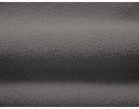 Poltrona grigia in tessuto bouclé Chuck - Micadoni Home