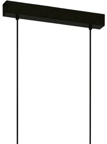 Eglo 43712 - Lampadario a sospensione con filo TOWNSHEND 6xE27/60W/230V nero