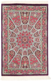 Ghom Tappeto 90x60 (Iran) Annodato A Mano