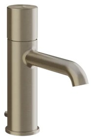 Miscelatore lavabo con scarico brushed brass unito habito 70001 gessi