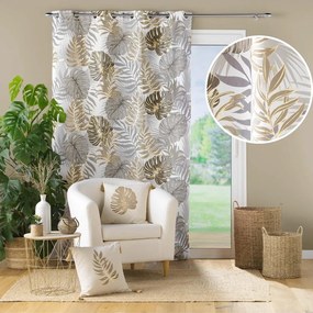 Tenda grigia/dorata 140x260 cm Mogador – douceur d'intérieur