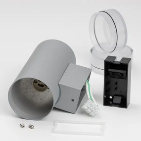 Brilagi - Applique da esterno MATERA 2xGU10/30W/230V grigio IP54