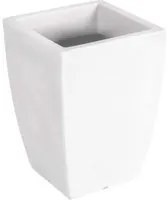 Vaso per Piante Interno Esterno Moderno Arredo Design Hydrus Idel Colore: Bianco, Formato: 36 cm