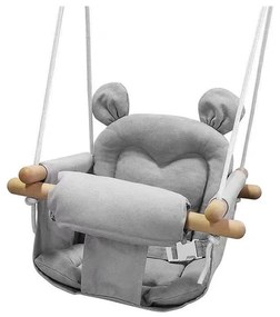 2Kids Toys - Altalena tessile per bambini grigio/faggio