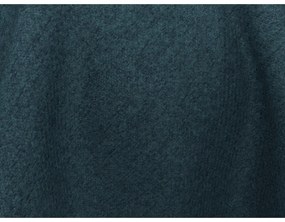 Sedia da pranzo color petrolio in imbottito Kalo – Makamii