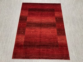 Loribaft Tappeto 190x140 Rosso (Iran) Annodato A Mano