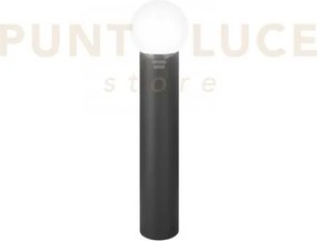 Paletto skittle antracite 1 luce attacco e27 ip54 65x15cm diffusore...