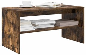 Mobile Porta Tv Rovere Fumo 80x40x40 Cm İn Legno Multistrato /