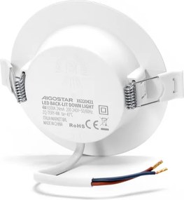 Aigostar - Lampada LED da incasso LED/4W/230V 6500K diametro 9,8 cm bianco