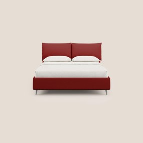 Elsa letto imbottito con vano contenitore in tessuto smacchiabile T05