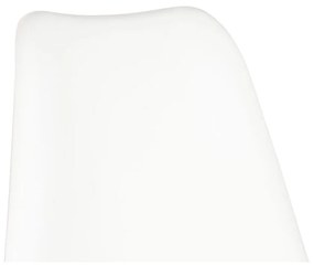 Sgabello DKD Home Decor 48,5 x 55 x 109 cm Bianco Faggio