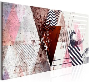 Quadro Geometric Background (1 Part) Narrow  Colore colorful, Dimensioni e Misure 135x45