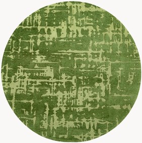 Tappeto rotondo jacquard lavabile da interno-esterno Baobab
