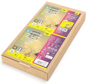 Aigostar - Decorazione natalizia a LED 108xLED/3xAA/8 funzioni 45cm bianco caldo