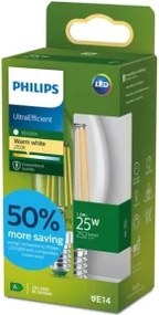 Lampadina LED ULTRAEFFICIENT VINTAGE Philips B35 E14/1,2W/230V 2700K