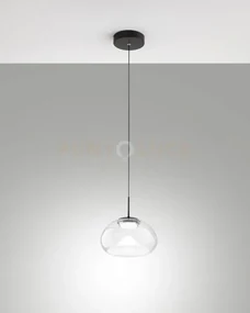 Brena sospensione trasparente 1 luce a led cct 2700k - 3000k - 4000...