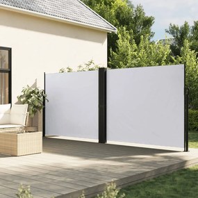 Tenda Da Sole Laterale Retrattile Bianco 180x600 Cm /