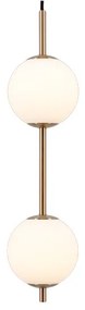 UMAGE - Audrey 2 Lampada a Sospensione Brass/White Opal UMAGE