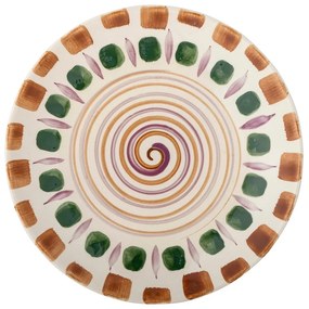 Piatto in gres verde-marrone ø 27 cm Shama - Bloomingville