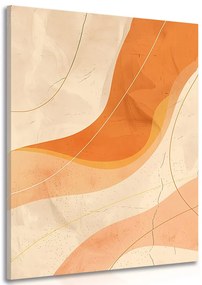 Quadro su tela – Linee artistiche Peach Fuzz