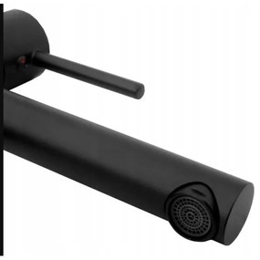 REA-B0229 - Miscelatore per lavabo TESS 31,5 cm nero