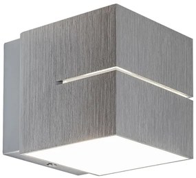 Rabalux 7019 - Applique KAUNAS 1xG9/10W/230V grigio