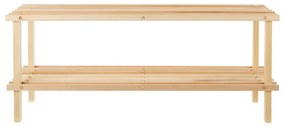 Scarpiera di colore naturale in abete massiccio – Premier Housewares