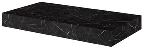 Top per lavabo Neo SENSEA L 91 x H 10 x P 48.5 cm nero stratificato, effetto pietra naturale