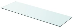 Mensola İn Vetro Trasparente 80x25 Cm /