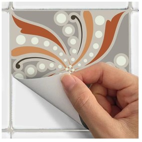 Set di 30 piastrelle di cemento da parete, 15 x 15 cm Bali - Ambiance