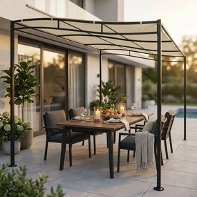 PEGASUS - pergola da giardino autoportante in acciaio