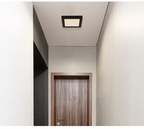 Globo 12380-12B - Plafoniera LED LASSE LED/12W/230V 3000/4000/6500K nero