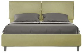 Letto matrimoniale e rete 160x190 in microfibra tč verde Sleeper