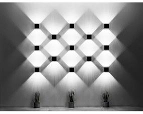 Sollux SL.0057 - Applique QUAD 1 1xG9/8W/230V nero