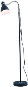 Lampadario Piantana People Colore Nero 60W Mis  34 x 142 cm