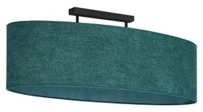 Duolla - Lampadario a plafone OVAL 2xE27/15W/230V verde