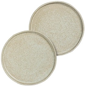 Piatti beige in set di 2 pezzi in pietra ø 20 cm Sand Grain - Mette Ditmer Denmark