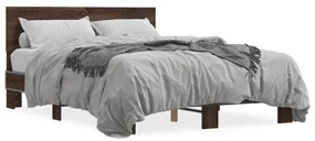 Giroletto Rovere Marrone 140x190cm İn Legno Multistrato Metallo /