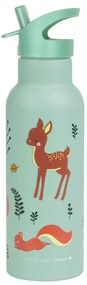 A Little Lovely Company - borraccia in acciaio inox, 500 ml - amici del bosco