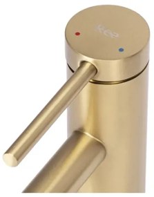REA-B5316 - Miscelatore per lavabo FOSS 20,5 cm, oro spazzolato