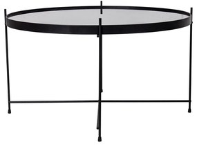 Tavolino rotondo nero ø 70 cm Venezia - House Nordic