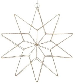 Decorazione luminosa con motivo natalizio in colore oro ø 31 cm Gleam - Markslöjd