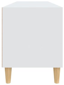 Mobile Porta TV Bianco 100x34,5x44,5 cm in Legno Multistrato