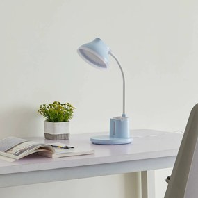 Lindby Zephyra lampada LED da tavolo, CCT, 8W, blu