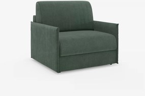 Evans poltrona letto compatta con materasso - sfoderabile in tessuto smacchiabile T23