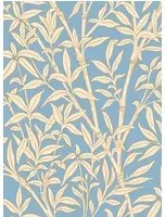 Cole & Son Carta da parati Bamboo Forest - Buttercup Yellow on Cornflower Blue