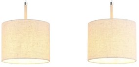 Globo 15968-3H - Lampadario sospeso con cavo DELEON 3xE27/40W/230V