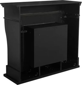 Camino a bioetanolo biocamino da terra WASHINGTON Nero L111 x P43 x H99