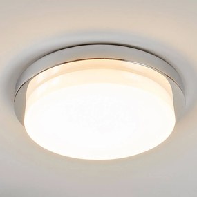 Lindby Plafoniera LED Cordula cromata lucida, IP44